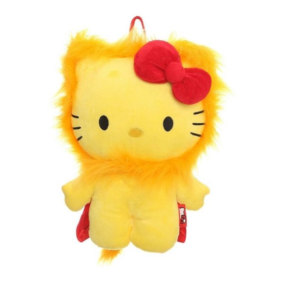 Hello Kitty Yellow Lion Plush Stuffed Animal 14" Backpack NWT - Picture 1 of 1